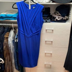 Taylor brand size 6 royal blue dress with tags